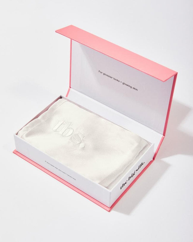 SILK PILLOWCASE-WHITE