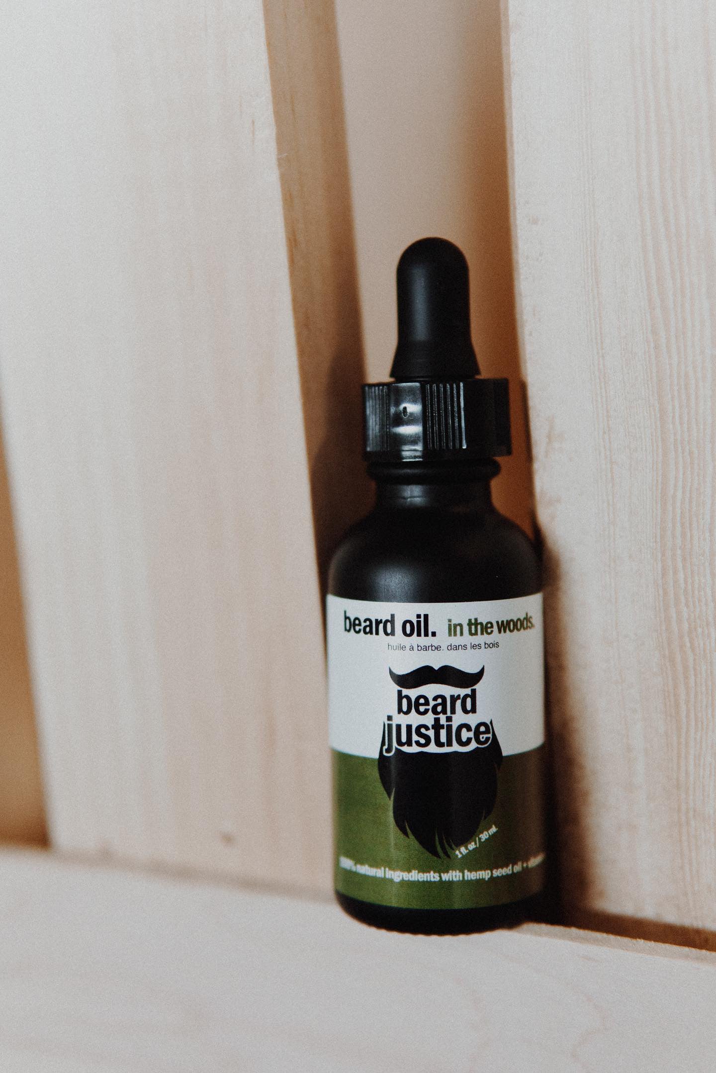 BEARD OIL IN THE WOODS