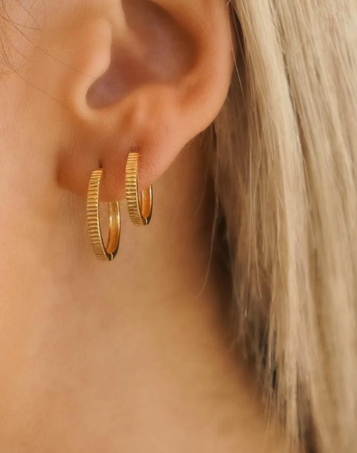 House Of Moda Jumbo Dougie Hoops