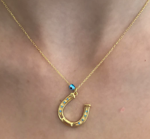 House of Moda Lucky Horseshoe Necklace