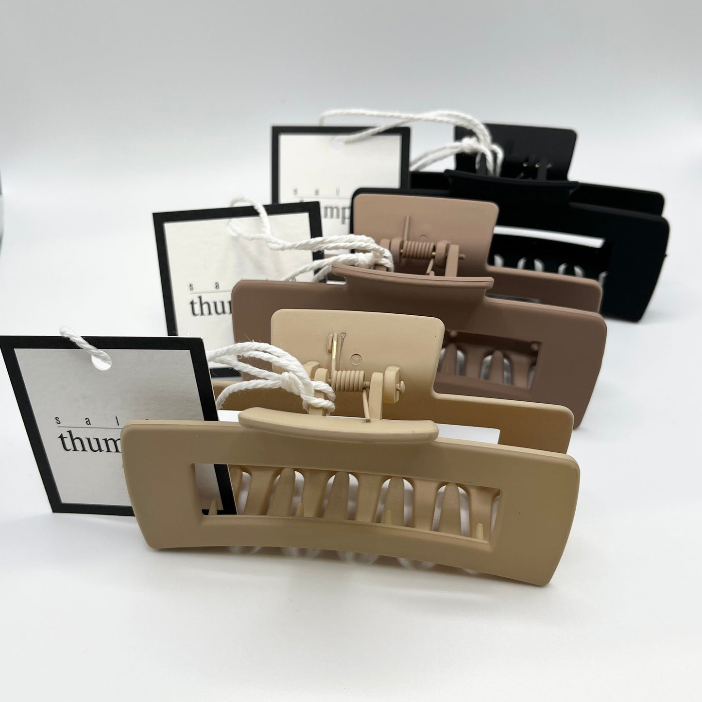 Saige Large Rectangle Claw Clip