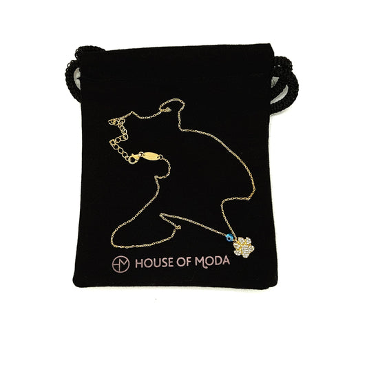 House Of Moda Paw Necklace