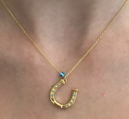 House of Moda Lucky Horseshoe Necklace