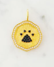 House of Moda Paw Medallion Charm