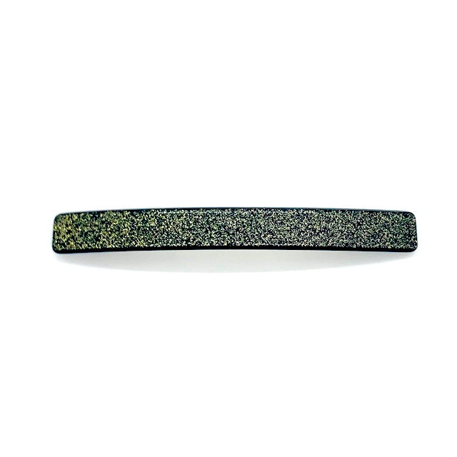 Kona Long & Skinny Barrette - Gold Glitter