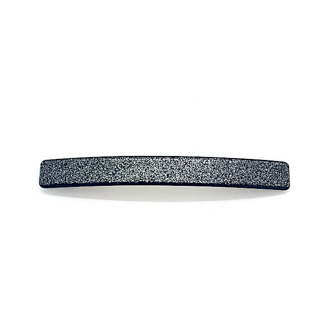Kona Long & Skinny Barrette - Silver Glitter